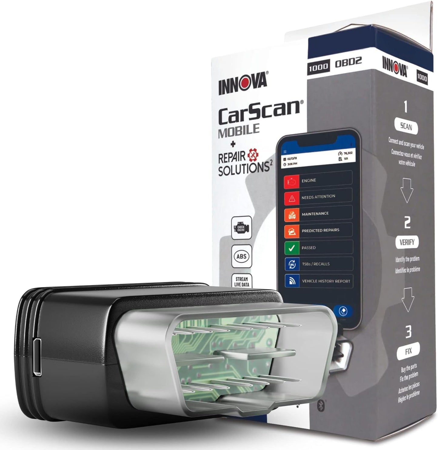 CarScan Mobile OBD2 Dongle | 1000 Innova