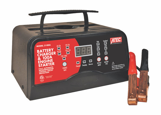 Portable Smart Charger 6/12 Volt Full-Rate Charger With 100A Engine Start |3100A Associated Equipment