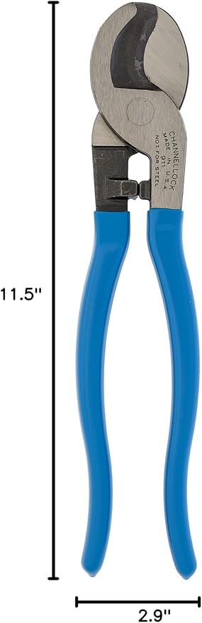 9.5" Cable Cutter, Shear Cut | 911 ChannelLock