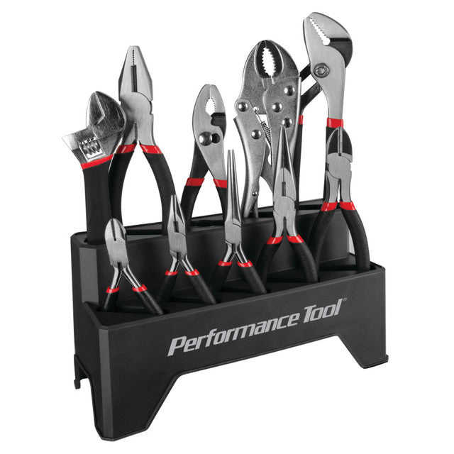 10 pc. Pliers Set with Rack | W1705 Performance Tool
