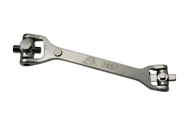 8 in 1 Oil & Lube Multi-Wrench - Male Square & Hex | 2497 CTA Tools