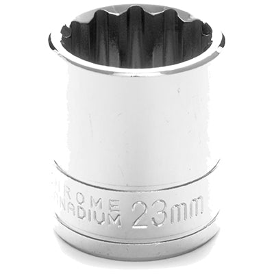 1/2 in. Drive 12 Point Standard Socket 23MM | W32823 Performance Tool