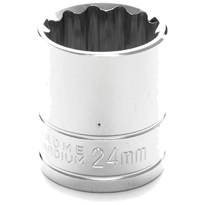 1/2 in. Drive 12 Point Standard Socket 24MM | W32824 Performance Tool