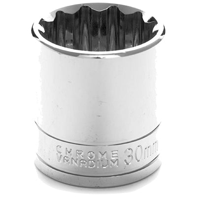 1/2 in. Drive 12 Point Standard Socket 30MM | W32830 Performance Tool