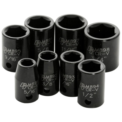 8 Piece SAE Impact Socket Set | M588DB Performance Tool