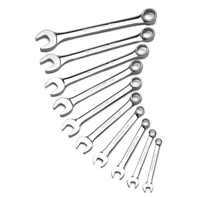 10-Piece SAE 12-Point Angled Head Pro Combination Wrench Set | W30202 Performance Tool