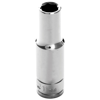 1/2 in. Drive 6 Point Deep Socket 11MM | W32411 Performance Tool