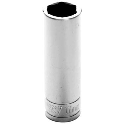 1/2 in. Drive 6 Point Deep Socket 17MM | W32417 Performance Tool