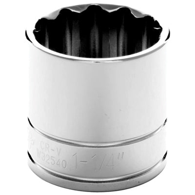 1/2 in. Drive 12 Point Standard Socket 1-1/4 in. | W32540 Performance Tool