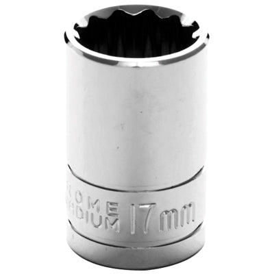 1/2 in. Drive 12 Point Standard Socket 17MM | W32817 Performance Tool