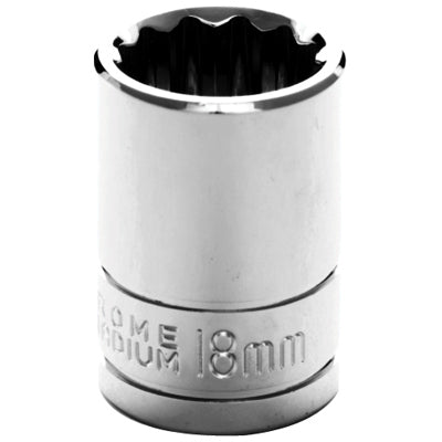 1/2 in. Drive 12 Point Standard Socket 18MM | W32818 Performance Tool