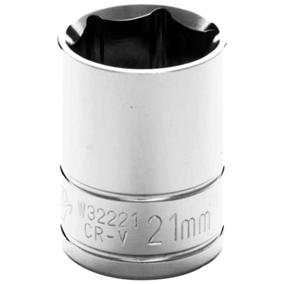 1/2 in. Drive 12 Point Standard Socket 21MM | W32821 Performance Tool