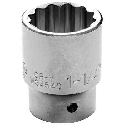 3/4 in. Drive 12 Point Standard Socket 1-1/4 in. | W34540 Performance Tool