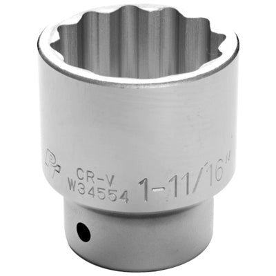 3/4 in. Drive 12 Point Standard Socket 1-11/16 in. | W34554 Performance Tool