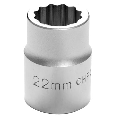 3/4 in. Drive 12 Point Standard Socket 22MM | W34822 Performance Tool