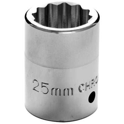 3/4 in. Drive 12 Point Standard Socket 25MM | W34825 Performance Tool
