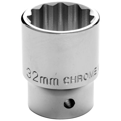 3/4 in. Drive 12 Point Standard Socket 32MM | W34832 Performance Tool