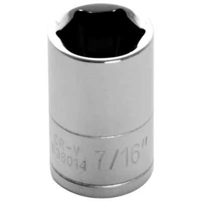 1/4 in. Drive 6 Point Standard Socket 7/16 in. | W36014 Performance Tool