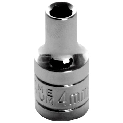 1/4 in. Drive 6 Point Standard Socket 4MM | W36204 Performance Tool