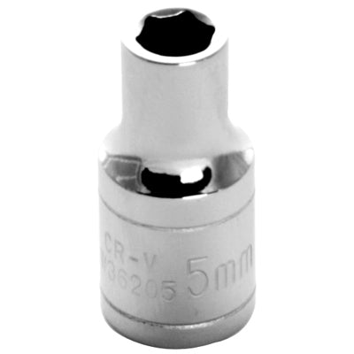 1/4 in. Drive 6 Point Standard Socket 5MM | W36205 Performance Tool