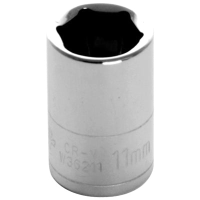 1/4 in. Drive 6 Point Standard Socket 11MM | W36211 Performance Tool