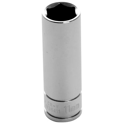1/4 in. Drive 6 Point Deep Socket 11MM | W36411 Performance Tool