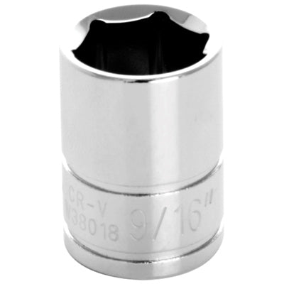 3/8 in. Drive 6 Point Standard Socket 9/16 in. | W38018 Performance Tool