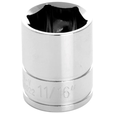 3/8 in. Drive 6 Point Standard Socket 11/16 in. | W38022 Performance Tool
