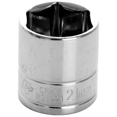 3/8 in. Drive 6 Point Standard Socket 21MM | W38221 Performance Tool