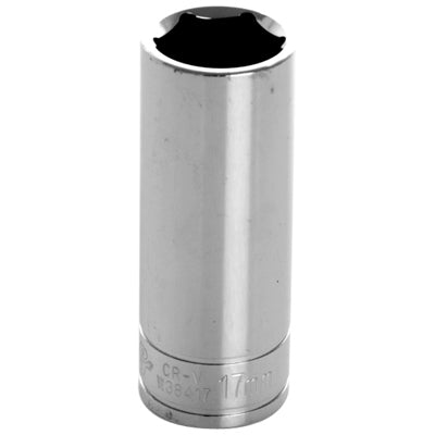 3/8 in. Drive 6 Point Deep Socket 17MM | W38417 Performance Tool