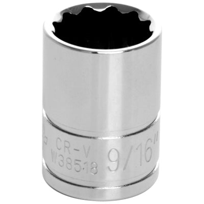 3/8 in. Drive 12 Point Standard Socket 9/16 in. | W38518 Performance Tool