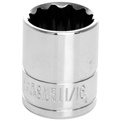 3/8 in. Drive 12 Point Standard Socket 11/16 in. | W38522 Performance Tool