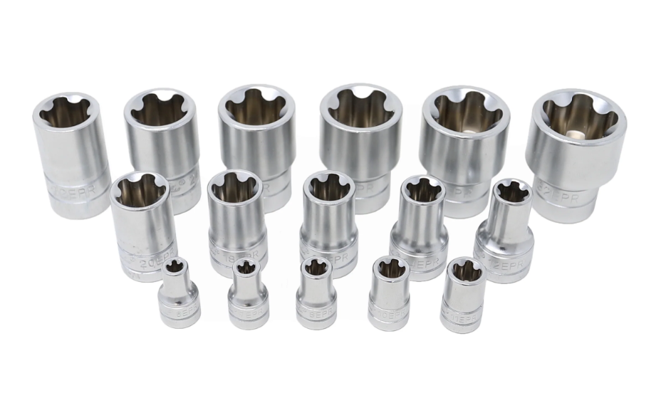 16 Pc. 5 Pt. EPR Torx Socket Set | 1220 CTA Tools