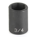 1/2 in Drive x 32mm Standard Metric Impact Socket | 2032M Grey Pneumatic