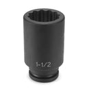 3/4" Drive x 3/4" Deep Length Impact Socket | 3124D Grey Pneumatic