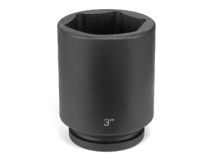 6 Point Standard Fractional Impact Socket | 4064D Grey Pneumatic