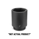 6 Point Standard Fractional Impact Socket | 4034R Grey Pneumatic