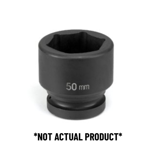 6 Point Standard Metric Impact Socket | 4035M Grey Pneumatic