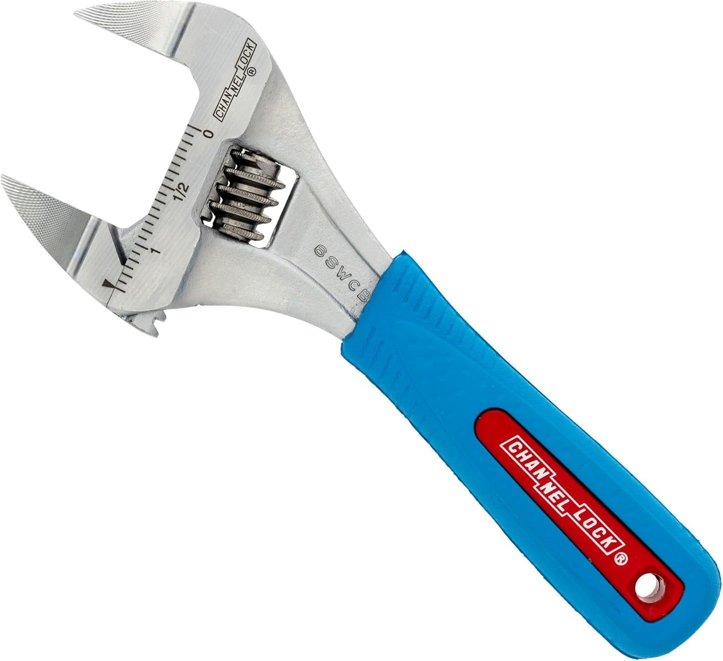 6-Inch CODE BLUE® WideAzz® Slim Adjustable Wrench | 6SWCB ChannelLock