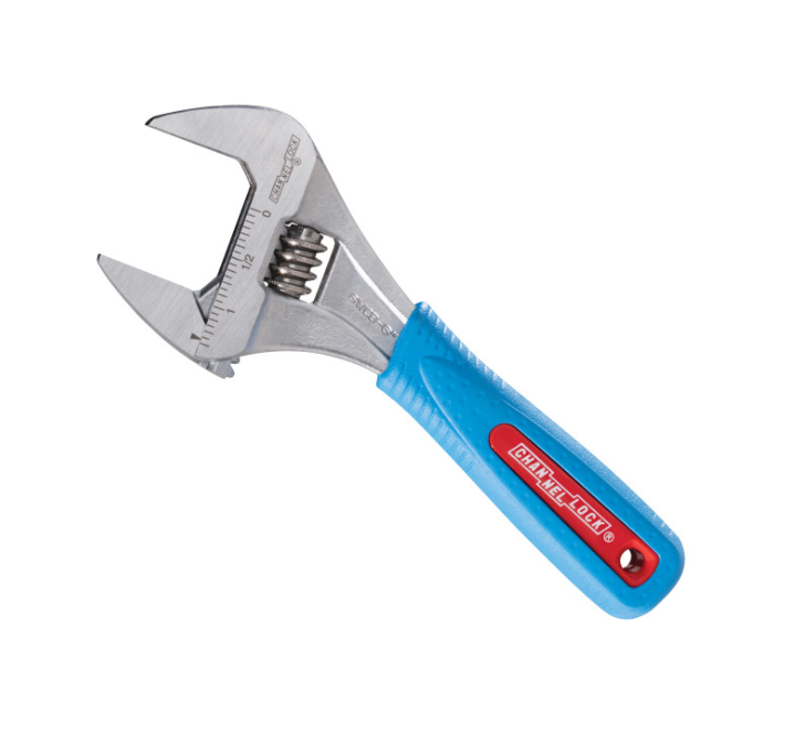 6-Inch CODE BLUE® WideAzz® Adjustable Wrench | 6WCB ChannelLock
