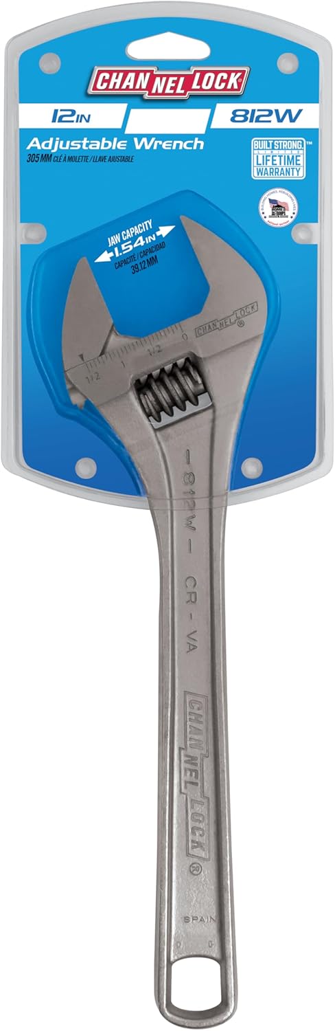 12-Inch Adjustable Wrench | 812W ChannelLock