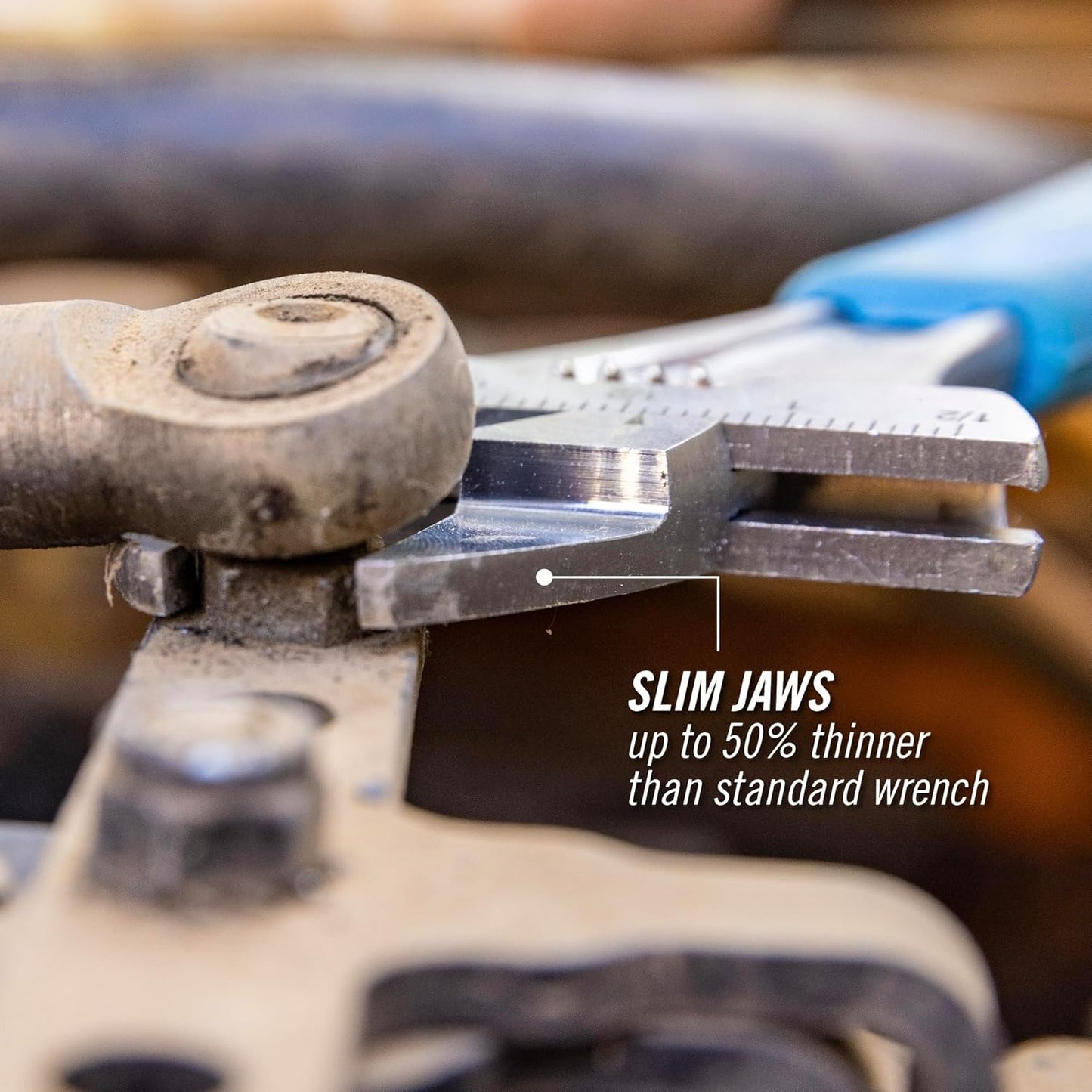 8" WIDEAZZ® Slim Jaw Adjustable Wrench | 8SWCB ChannelLock