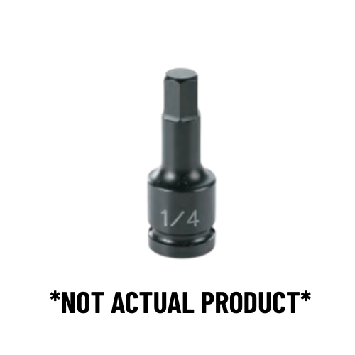 1/4" Drive Fractional Hex Driver Impact Socket - 5/32" | 9905F Grey Pneumatic