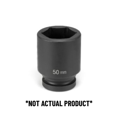 6 Point Deep Metric Impact Socket | 4042MD Grey Pneumatic