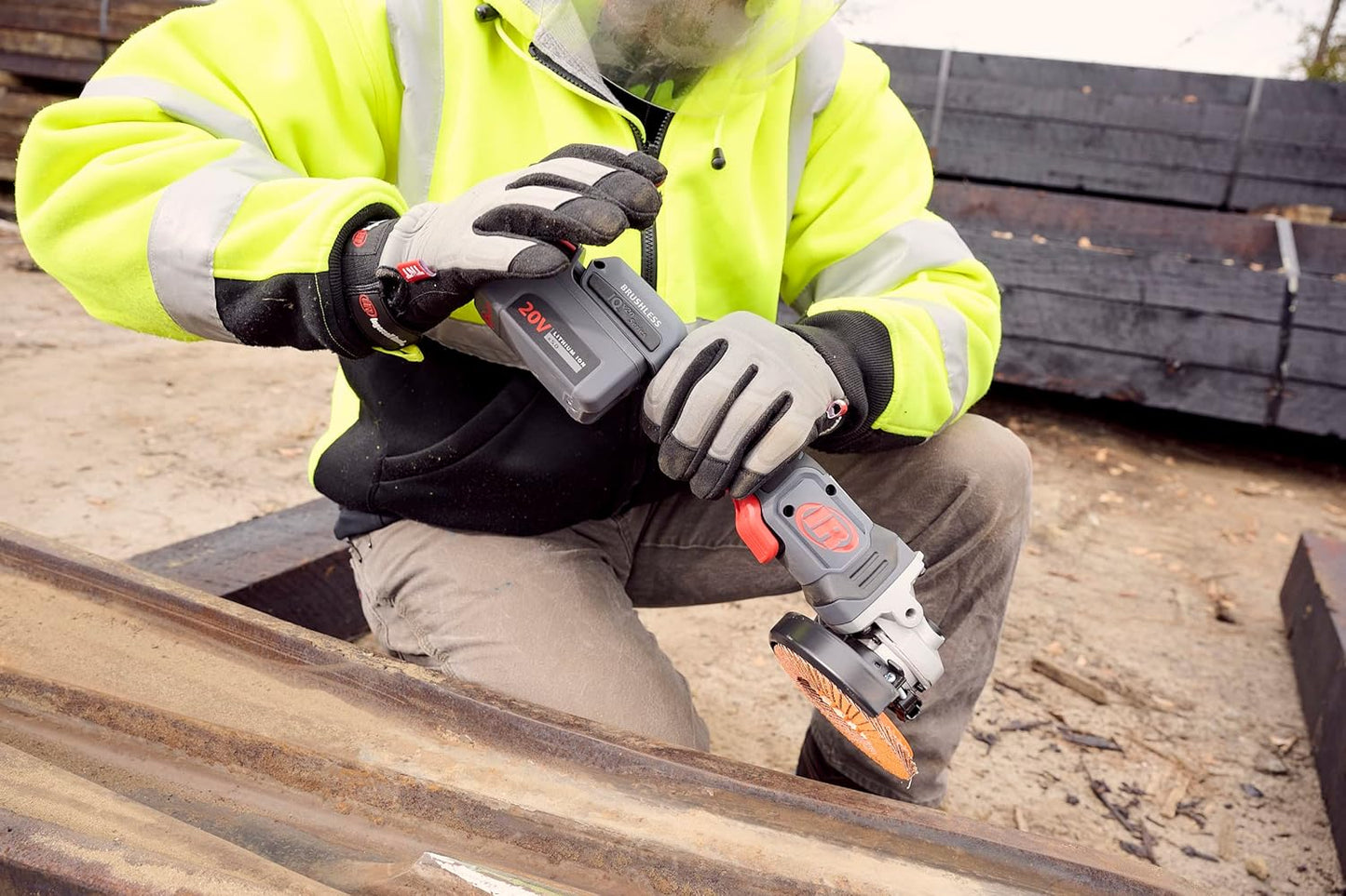 20V Cordless Angle Grinder and Cut-off Tool | Ingersoll Rand G5351-K22