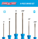 6 Piece Screw Driver | SD-6H ChannelLock