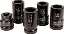 5-Piece 1" Drive SAE and Metric Deep Impact Socket Truck Service Set | Ingersoll Rand SK8C5TN