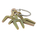 3 Pc. Spring-Band Clamp Locking Pin Set | 7396 CTA Tools