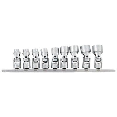 9 Piece 1/4 in. Drive Metric Flex Socket Set | W36981 Performance Tool