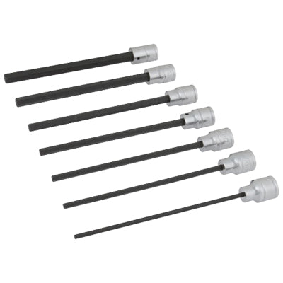 7 Piece 3/8 in. Drive SAE Hex Bit Set | W38750 Performance Tool